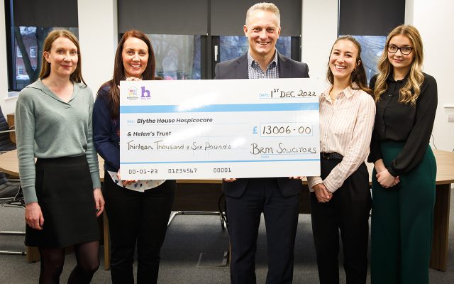 BRM Solicitors Clients Raise Over £13,000 For Derbyshire Charity